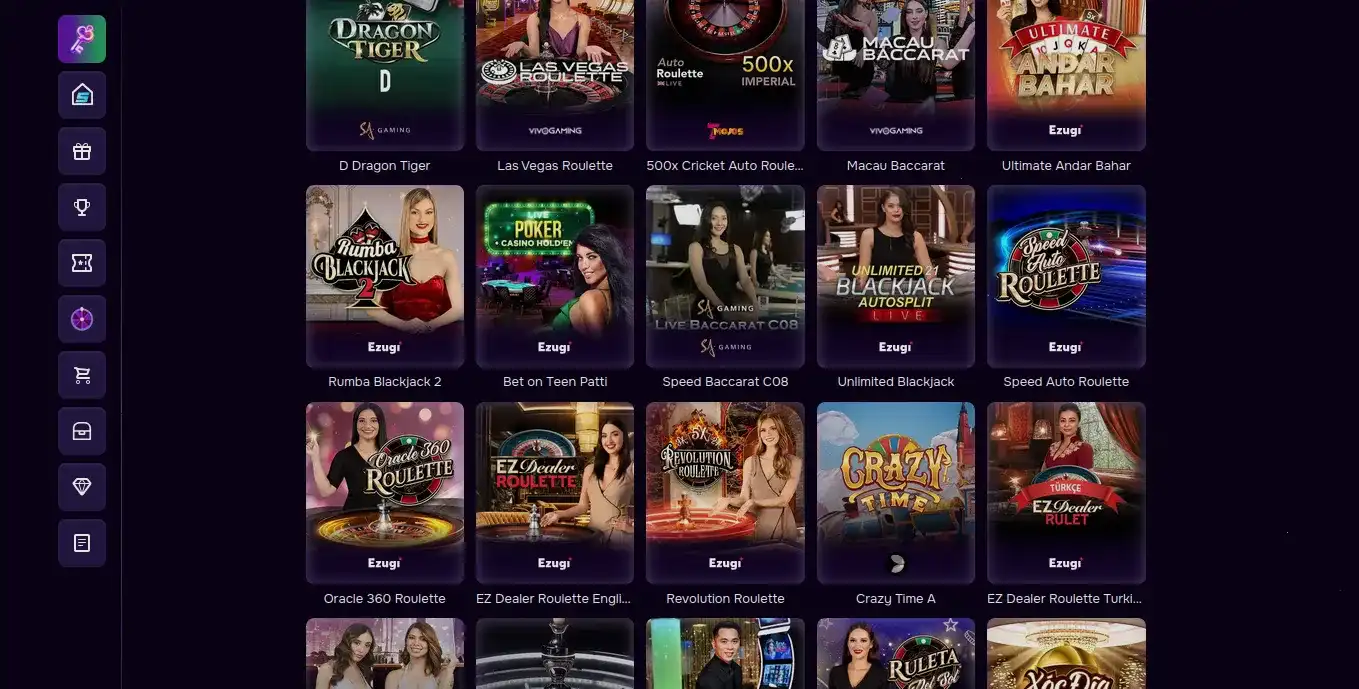 Мобильное приложение Magnet casino на телефоне